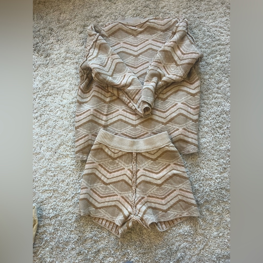 Free people reversible sweater set